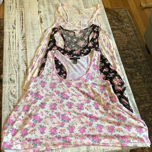 Forever 21 flowly tank tops